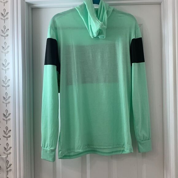 Mint Green Hoodie with 'Savage' Print - Picture 2 of 9